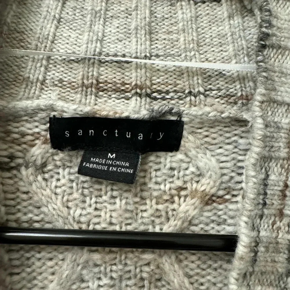 Sanctuary Cozy Mornings Cardi Size M Cardigan Button Down Like New - Picture 6 of 8